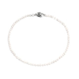 Collana Perle Piccole Chiusura Margherita