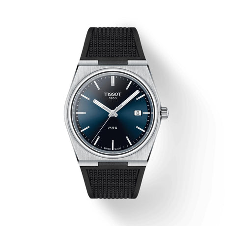 PRX Quarzo Blu Caucciù Nero-Orologi-TISSOT-Gioielleria Granarelli