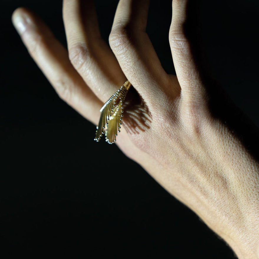 Anello con Doppi Elementi Mobili