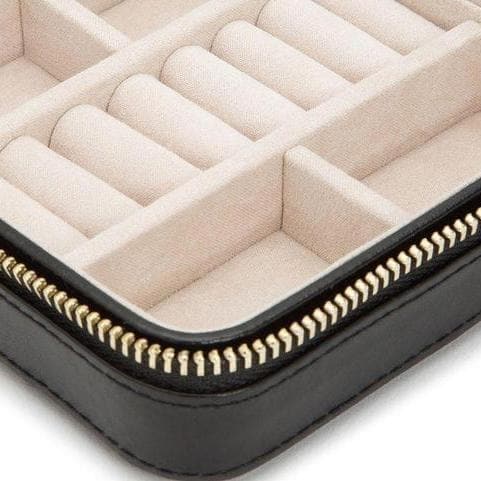 Portagioie Zip Caroline Black-Living-WOLF- [SKU] -Gioielleria Granarelli