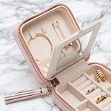 Portagioie Zip Caroline Pink-Living-WOLF- [SKU] -Gioielleria Granarelli
