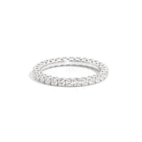 Anello Fedina Girodito Diamanti 1,04ct Oro Bianco