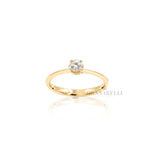 Anello Solitario Diamante 0.34kt Oro Giallo-RECARLO-R01SO001/G034-14-Gioielleria Granarelli