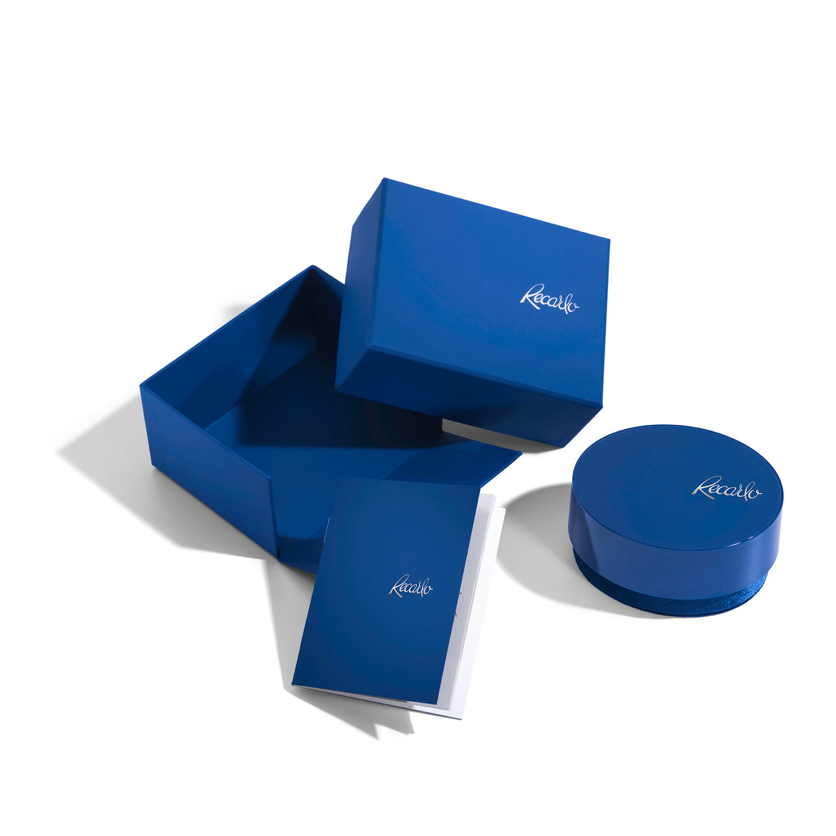 Anello Anniversary Square Trilogy in Oro Bianco e Diamanti