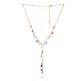 Collana Cristalli Goccia Positano Taglio Diamante
