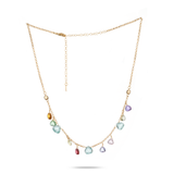 Collana a Cristalli Multicolor