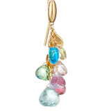 Orecchini a Cristalli Goccia Multicolor