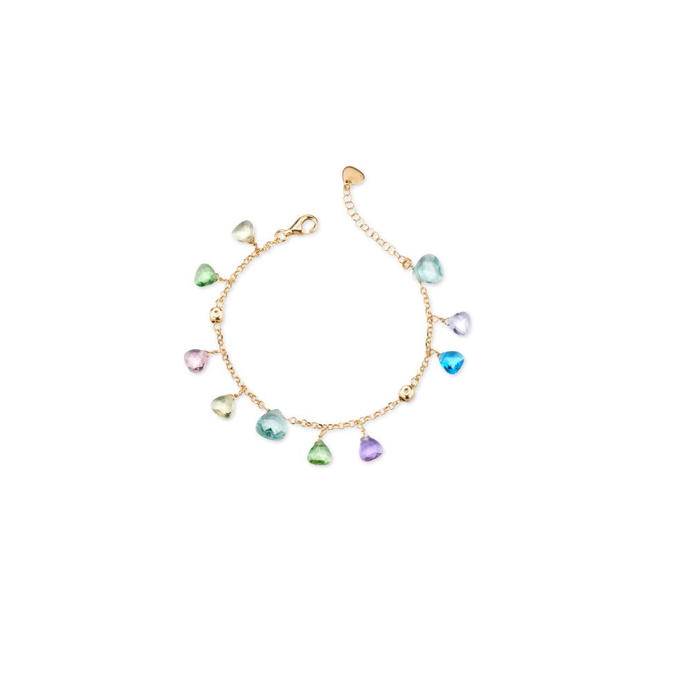 Bracciale a Cristalli Goccia Taglio Diamante