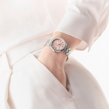 Riviera Quarzo Acciaio Rosa 10812-Orologi-BAUME ET MERCIER-Gioielleria Granarelli