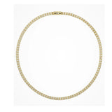 Collana in Argento e Oro Giallo Infinify Round