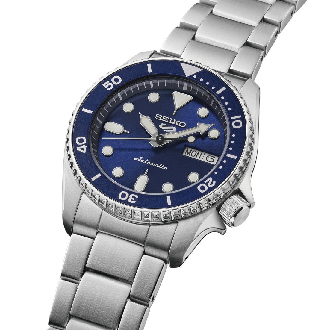 5 Sports Automatico Acciaio Blu 38mm