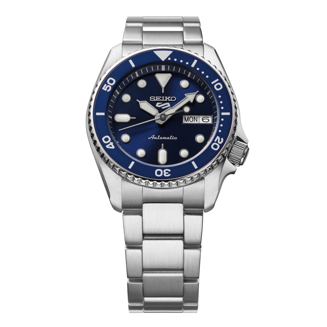 5 Sports Automatico Acciaio Blu 38mm