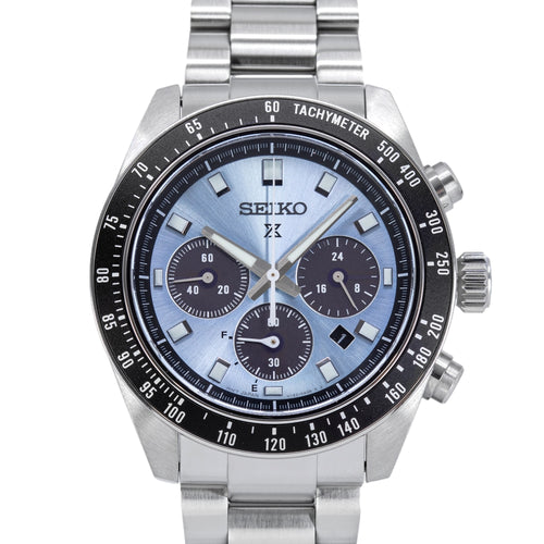 Prospex SpeedTimer Azzurro Acciaio Quarzo Solare