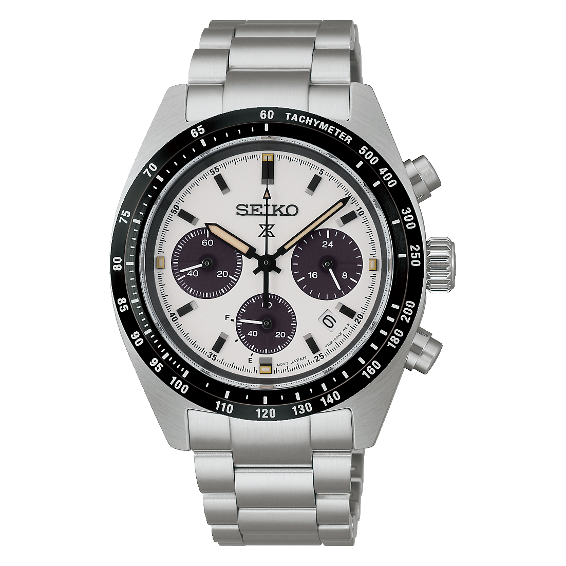 Prospex Speedtimer Solare Acciaio Bianco 39mm