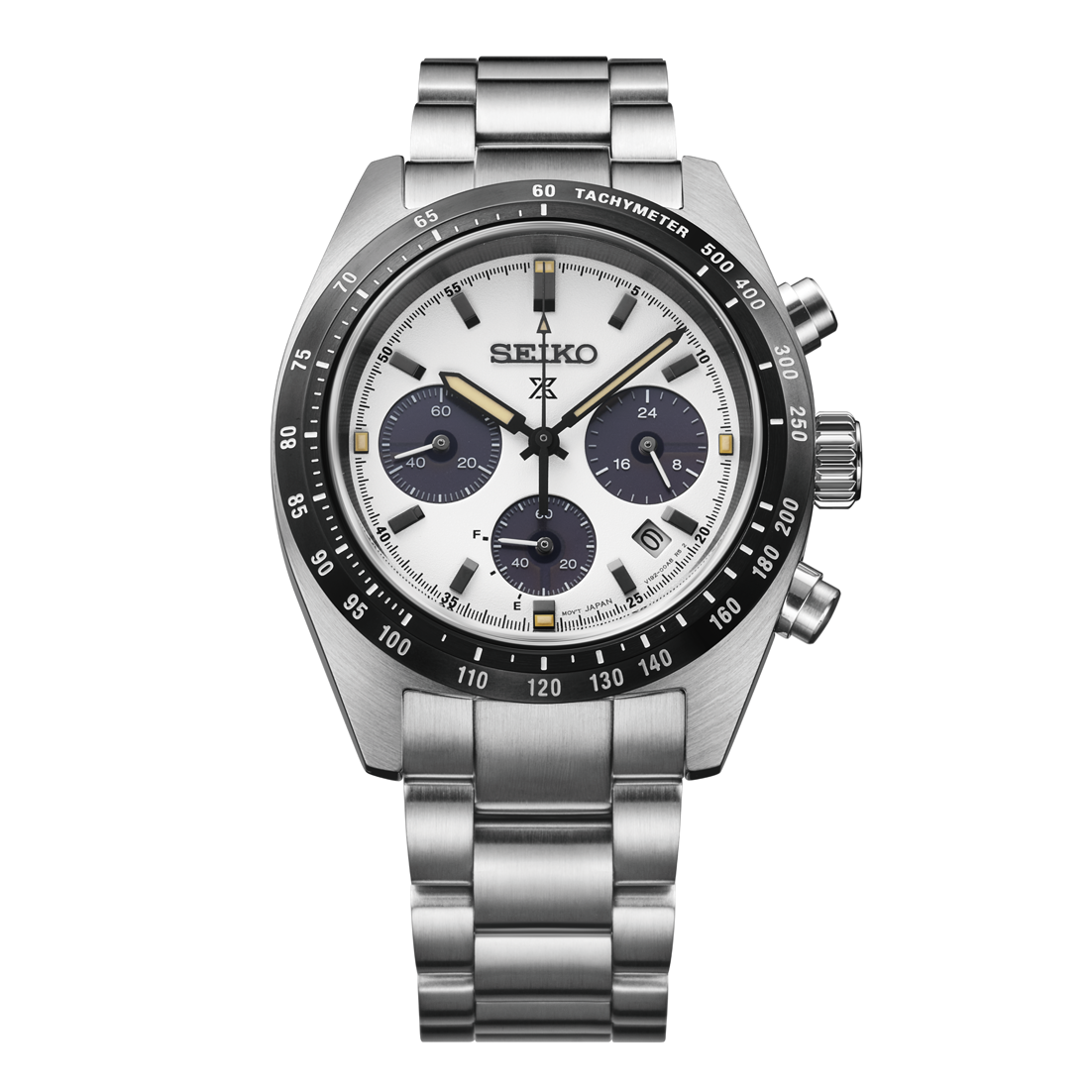 Prospex Speedtimer Solare Acciaio Bianco 39mm