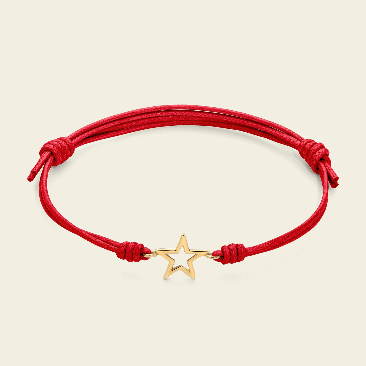 Bracciale Cordino con Stella Oro Rosa