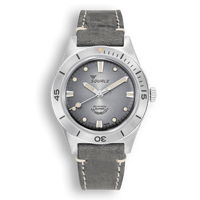 Super-Squale Sunray Grey Leather-Orologi-SQUALE-Gioielleria Granarelli