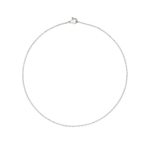 Collana Base Diamantata in Argento cm 80