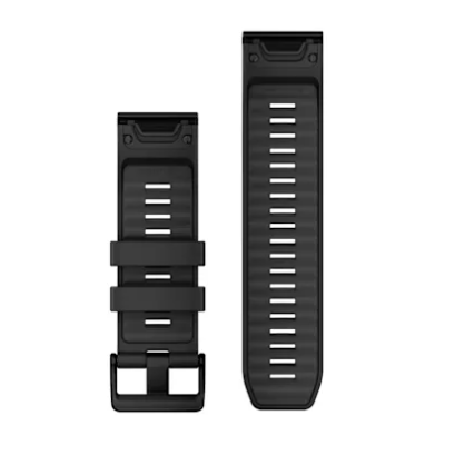 Cinturino QuickFit® 26 Watch Band - Silicone, Black