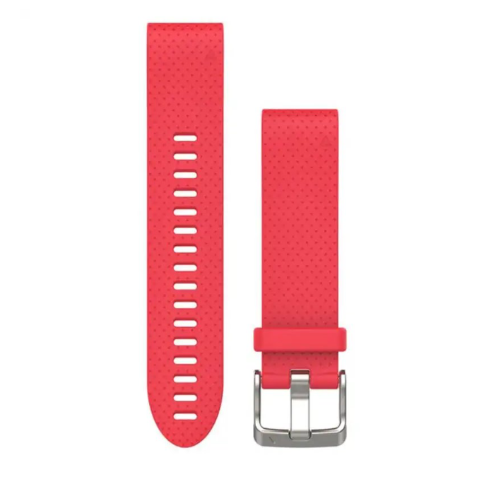 Cinturino QuickFit® 20 Watch Band - Silicone, Rosa Azalea