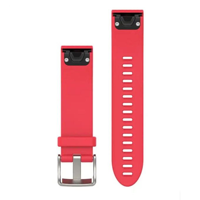 Cinturino QuickFit® 20 Watch Band - Silicone, Rosa Azalea