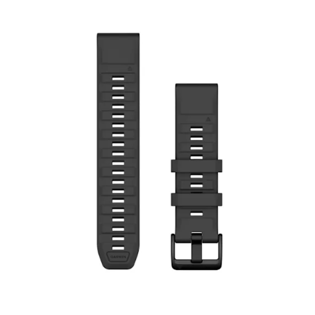 Cinturino QuickFit® 22 Watch Band - Silicone, Graphite