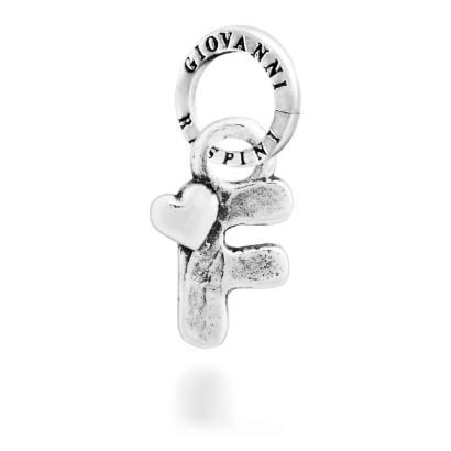 Charm "F" Cuoricino