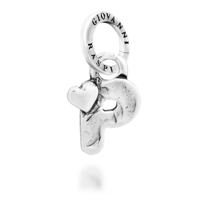 Charm "P" Cuoricino