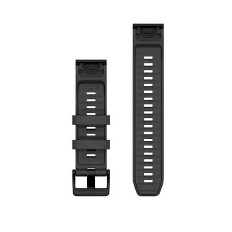 Cinturino QuickFit® 22 Watch Band - Silicone, Graphite