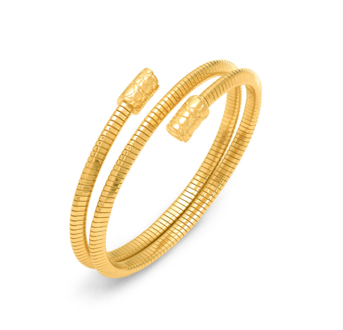 Bracciale Tubogas Croco Doppio piccolo