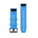 Cinturino QuickFit® 26 Watch Band - Silicone, Blue