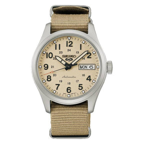 Seiko 5 Sport Automatico Nylon Beige-Orologi-SEIKO-Gioielleria Granarelli