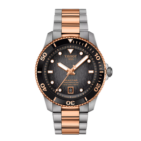 Seastar 1000 Powermatic 80 40mm Acciaio e PVD Oro Rosa-Orologi-TISSOT-Gioielleria Granarelli