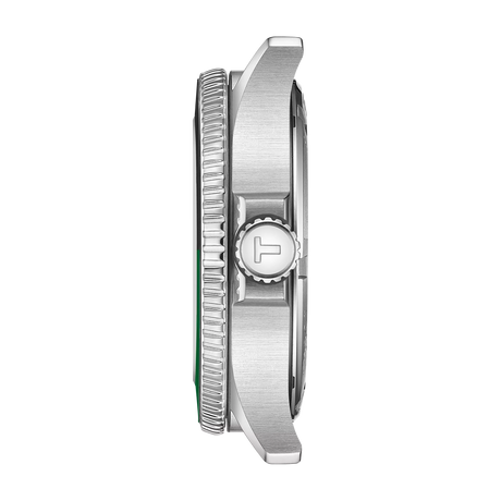 Seastar 1000 Quarzo GMT Verde/Nero Acciaio 40mm-Orologi-TISSOT-Gioielleria Granarelli