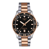 Seastar 1000 Quarzo 40mm Nero Acciaio Bicolore