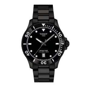 Tissot Seastar 1000 Quarzo Nero 40mm-Orologi-TISSOT-Gioielleria Granarelli