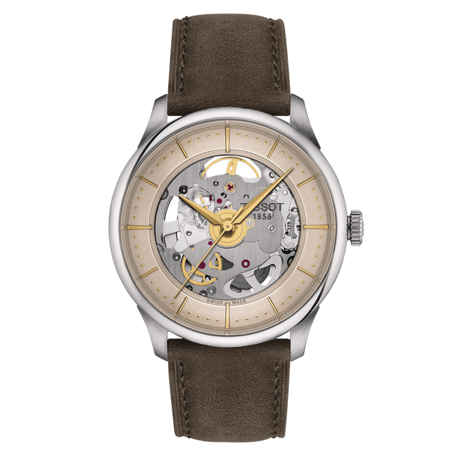 Chemin Des Tourelles Squelette Pelle Scheletrato-Orologi-TISSOT-Gioielleria Granarelli