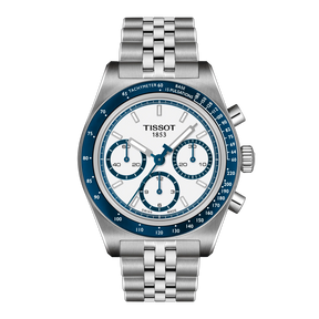 PR516 Chronograph Bianco Acciaio-Orologi-TISSOT-Gioielleria Granarelli