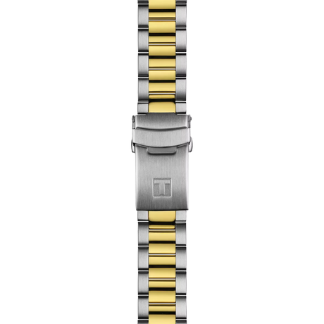 Seastar 1000 Quarzo GMT Nero Acciaio Bicolore 40mm-Orologi-TISSOT-Gioielleria Granarelli