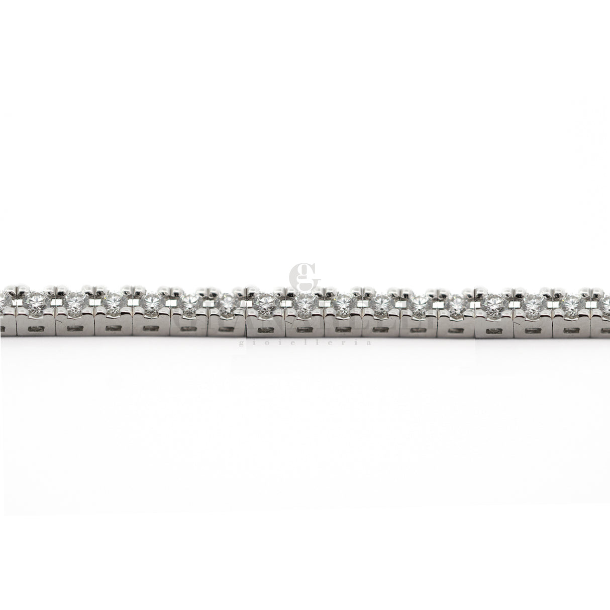 Bracciale Tennis Oro Bianco Diamanti 1.50kt-Bracciali-CRIVELLI-Gioielleria Granarelli