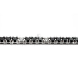 Bracciale Tennis Oro Bianco con Diamanti Neri 6,3ct e Bianchi-Bracciali-CRIVELLI-Gioielleria Granarelli