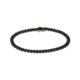 BRACCIALE GROUMETTE MINI IN TITANIO NERO, DIAMANTI BLACK E ORO ROSSO 18KT