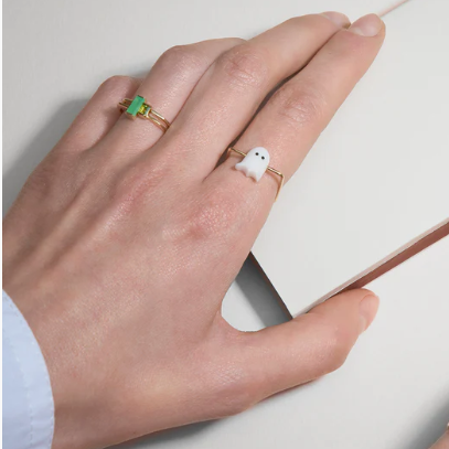 ARO C CARRÉ TORMALINA ANELLO