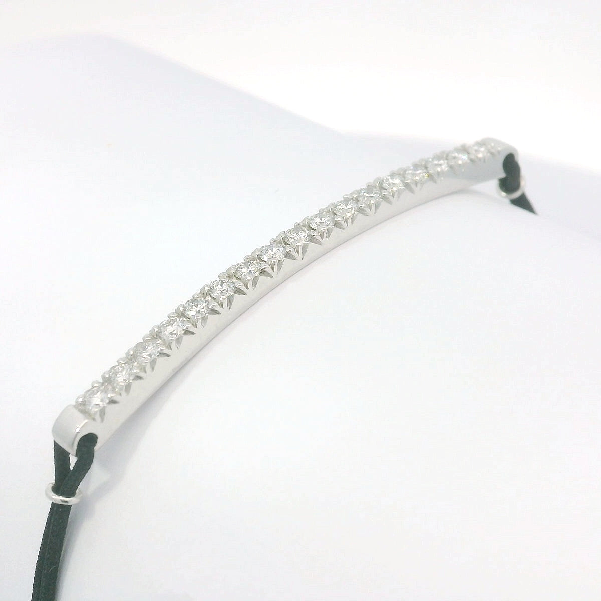 Weißgold Diamantrosa Rosenarmband