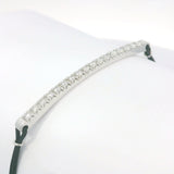 Weißgold Diamantrosa Rosenarmband