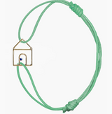 CASITA CON ZAFFIRO, BRACCIALE CORDA