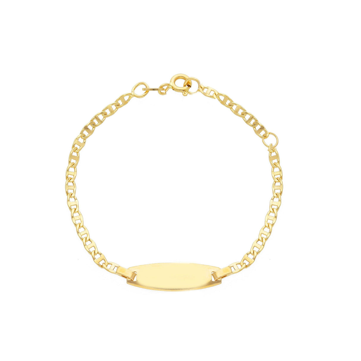 Bracciale Targa Oro Giallo-Bracciali-GRANARELLI-Gioielleria Granarelli