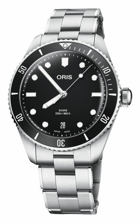 Divers Date Black- Set 39 mm-Orologi-ORIS-Gioielleria Granarelli