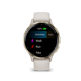 Venu 3S - Ivory & Soft Gold con cinturino in silicone