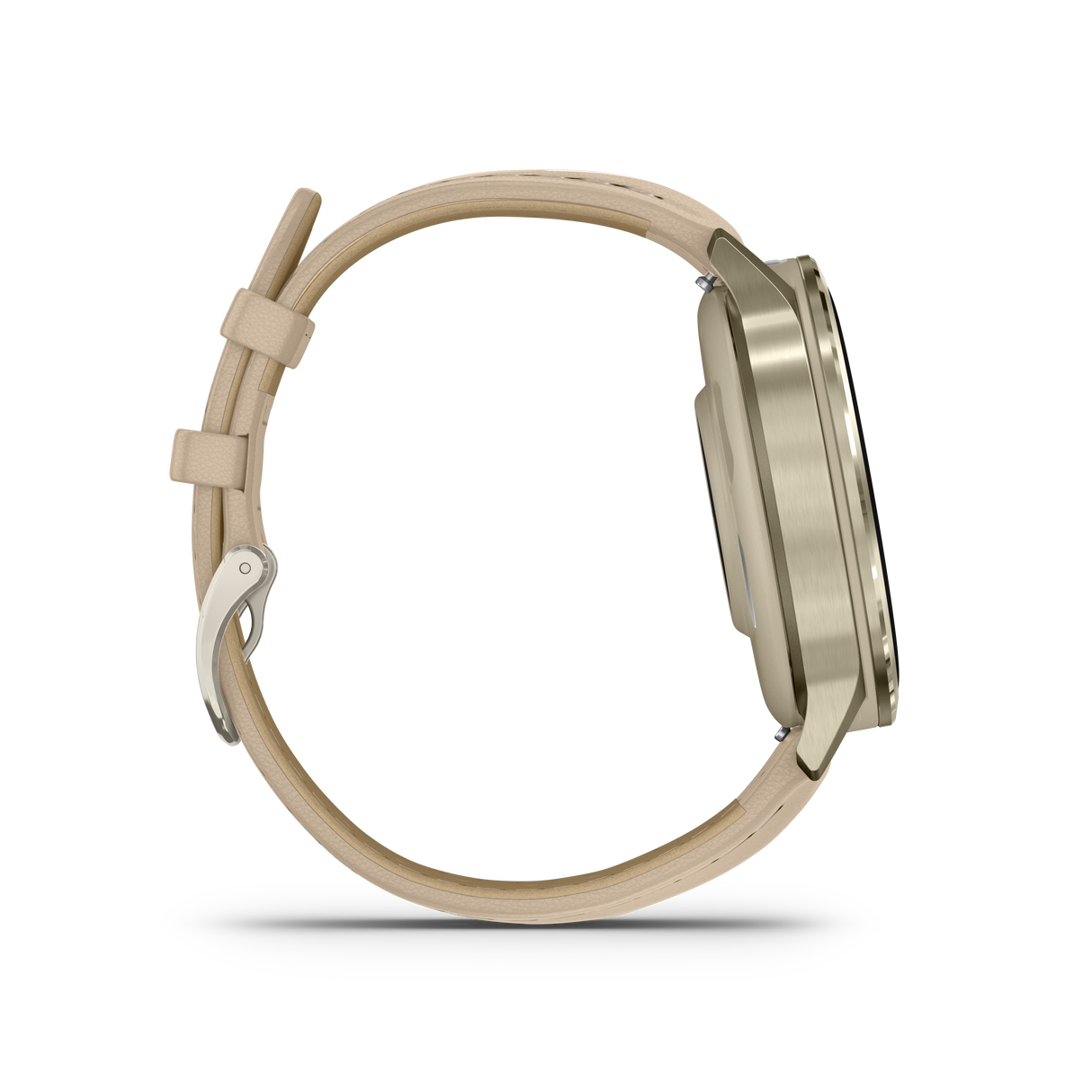 Venu® 4 - 41 mm Lunar gold con cinturino in silicone Bone e cinturino in pelle Light Sand